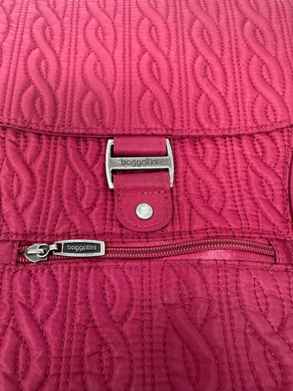Baggallini Enchant Espresso Quilted Backpack - Picture 11 of 14